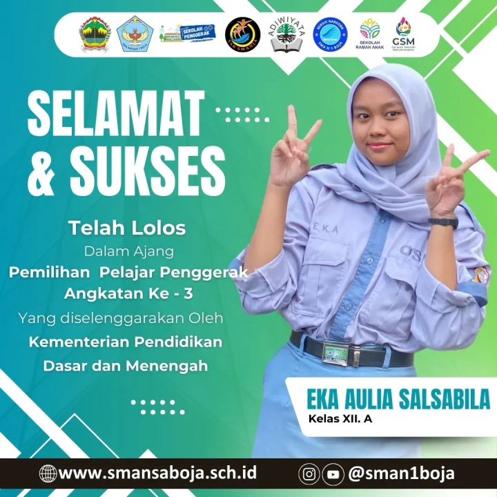 Image of Telah Lolos Dalam Ajang Pemilihan Pelajar Penggerak Angkatan ke -3